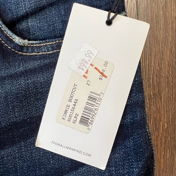 🆕 7 for all mankind kimmie bootcut SZ 27/4 - Picture 5 of 8
